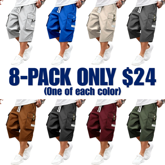 🔥 Limited-Time Sale ✨ Men’s Plus Size Lightweight Cargo Pants | Multi-Pocket Casual Work Trousers 👖