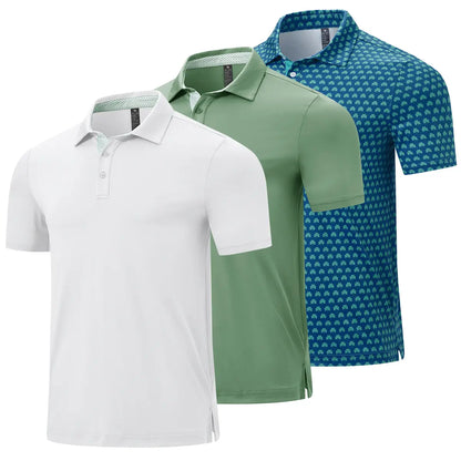 🔥 Limited-Time Sale ✨ Men’s Classic Polo Shirt | Contrast Collar Short Sleeve Golf & Casual Performance Top 👕🏌️‍♂️