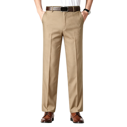 Men’s Classic Ice Silk High Waist Comfort Pants