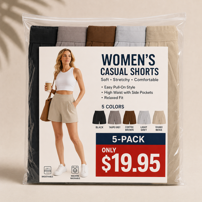 🔥 Limited-Time Sale ✨ Women’s High Waisted Summer Shorts | Casual Athletic Shorts with Pockets | Trendy Outdoor Comfort Wear ☀️