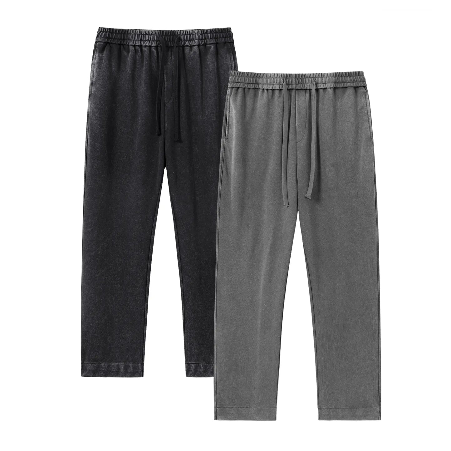 🔥 Limited-Time Sale ✨ Men’s Acid Wash Sweatpants | Solid Color Cotton Casual Jogger Pants | All-Season Comfort Wear 👖