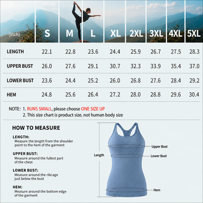 🔥 Limited-Time Sale ✨ Women’s Ribbed Workout Tank Top | Built-In Bra Racerback Athletic Top 🏃‍♀️